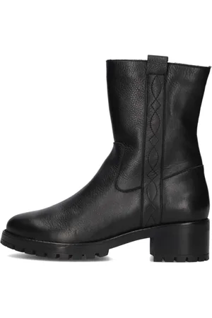 TANGO Schoenen, Dames, Zwart, 38 EU, Zwarte Chelsea Boots Romee Stijl