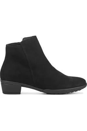 Hartjes Schoenen, Dames, Zwart, 38 1/2 EU, Zwarte Enkellaarsjes