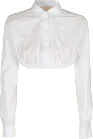 ANIYE BY Blouses & Shirts, Dames, Wit, S, FIA Crop Shirt
