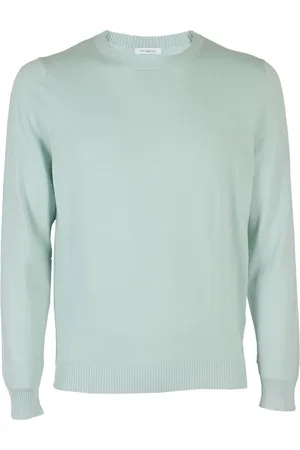 Malo Truien, Heren, Groen, M, Katoen, Luxe Katoenen Kraag Shirt