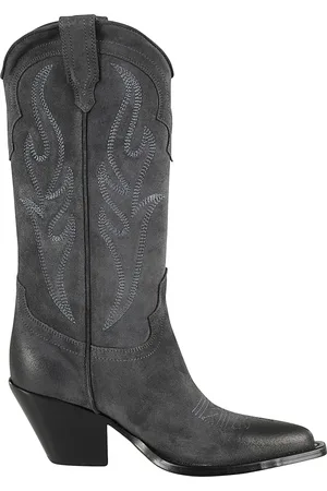 SONORA Schoenen, Dames, Zwart, 40 EU, Leer, Moderne Santa Fe Stijl Woondecoratie