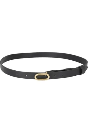 FEDERICA TOSI Accessoires, Dames, Zwart, L, Stijlvolle Leren Riem