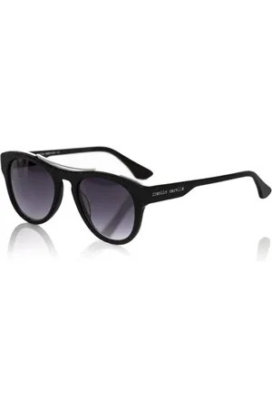 FRANKIE MORELLO Accessoires, Heren, Zwart, ONE Size, Stijlvolle Geometrische Zonnebril