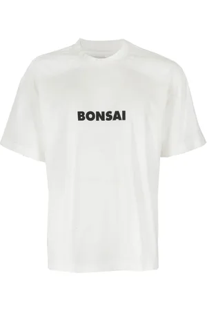 BONSAI Tops, Heren, Wit, S, Katoen, T-Shirts