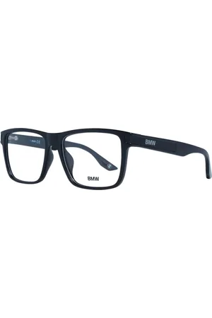 BMW Accessoires, Heren, Zwart, ONE Size, Zwarte Vierkante Kunststof Optische Monturen