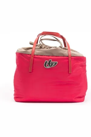 Byblos Tassen, Dames, Rood, ONE Size, Leer, Elegante Stoffen Shopper Tote