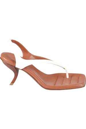 Gia Borghini Schoenen, Dames, Veelkleurig, 40 EU, Leer, Stijlvolle Open Teen Sandalen