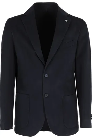 L.B.M. 1911 Jassen, Heren, Blauw, M, Katoen, Stijlvolle Jas voor Mannen