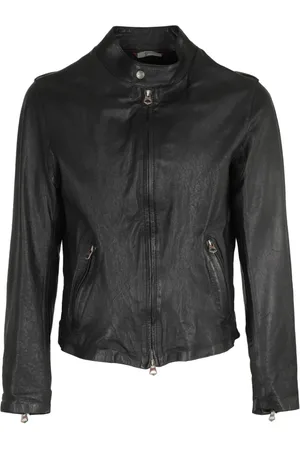 STEWART Jassen, Heren, Zwart, XL, Leer, Nappa Wash voor stijlvolle mannen