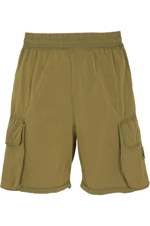 ARIES Korte broeken, Heren, Groen, L, Katoen, Casual Shorts