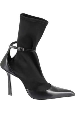 Alexander Wang Schoenen, Dames, Zwart, 38 EU, Leer, Soklaars in Viola Stijl