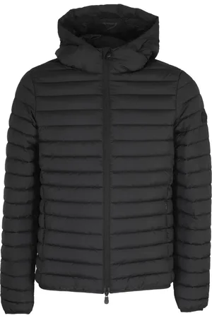 save the duck Jassen, Heren, Zwart, L, Nylon, Stijlvolle Cappuccio Jas