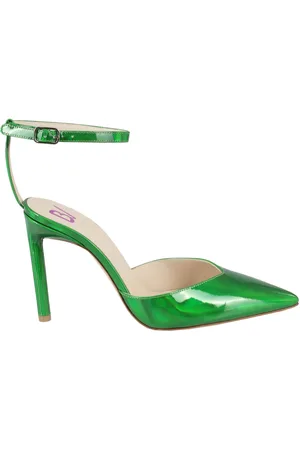 Bettina Vermillon Schoenen, Dames, Groen, 37 1/2 EU, Pumps