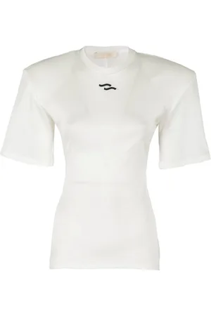 SSHEENA Tops, Dames, Wit, S, Katoen, Casual Katoenen T-shirt