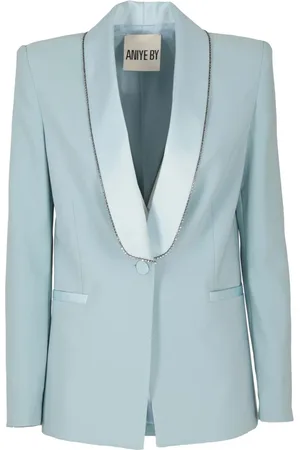ANIYE BY Jassen, Dames, Blauw, S, Polyester, Stijlvolle ZOE Jurk