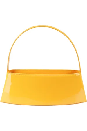 Low Classic Tassen, Dames, Geel, ONE Size, Leer, Stijlvolle Curve Tas