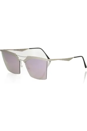 FRANKIE MORELLO Accessoires, Dames, Grijs, ONE Size, Zilveren Clubmaster zonnebril met getinte lens