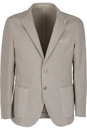 L.B.M. 1911 Jassen, Heren, , L, Diagonal Linen Jacket