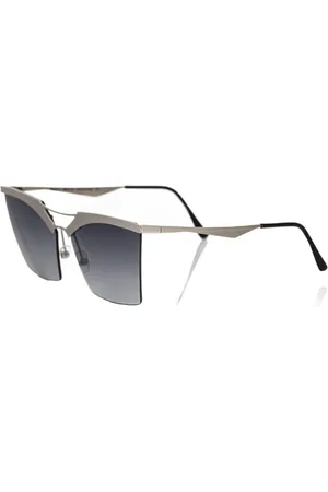 FRANKIE MORELLO Accessoires, Dames, Grijs, ONE Size, Zilveren Clubmaster Zonnebril