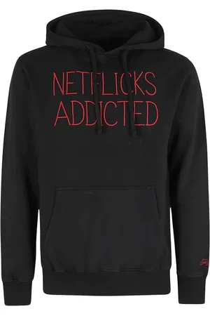MC2 SAINT BARTH Sweatshirts & Hoodies, Heren, Zwart, M, Katoen, Stijlvolle Hoodie voor Mannen en Vrouwen
