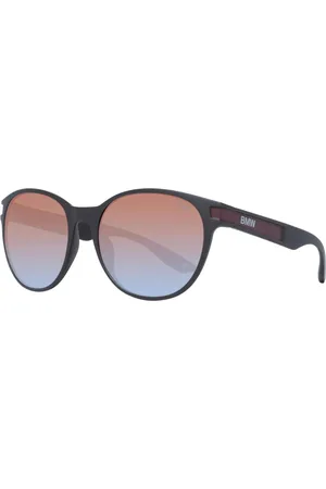 BMW Accessoires, Heren, Bruin, ONE Size, Bruine Ronde Spiegel Zonnebril