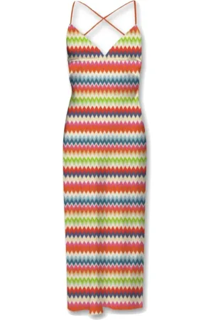 MC2 SAINT BARTH Kleedjes, Dames, Veelkleurig, S, Dames Viscose Jurk met Patroon