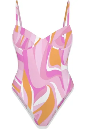 MC2 SAINT BARTH Badkleding, Dames, Veelkleurig, L, Dames Badpak Bloemenprint