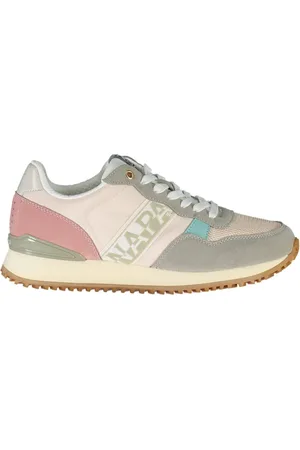 Napapijri Schoenen, Dames, Veelkleurig, 38 EU, Polyester, Roze Lace Sportschoen