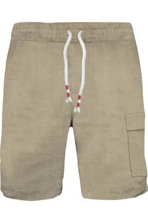MC2 SAINT BARTH Korte broeken, Heren, , L, Linnen, Heren Linnen Bermuda Shorts Diverse Kleuren