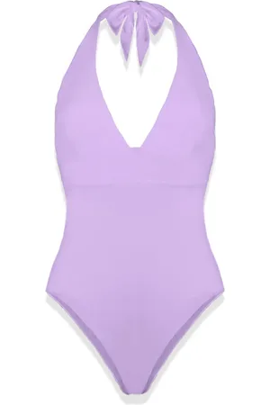 MC2 SAINT BARTH Badkleding, Dames, Paars, L, Paarse Zee Kleding Marylin Stijl