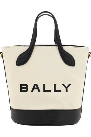 Bally Tassen, Dames, , ONE Size, Katoen, Monogram Leren Bucket Tas
