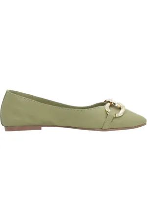 Carmela Schoenen, Dames, Groen, 37 EU, Stijlvolle Ballerina Schoenen