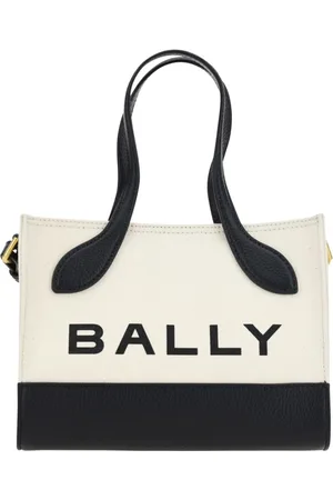 Bally Tassen, Dames, Wit, ONE Size, Leer, Mini Leren Handtas