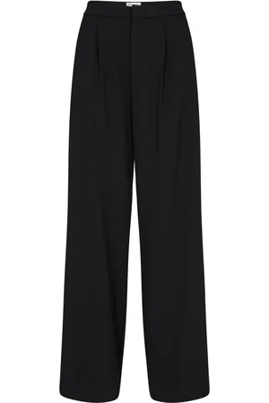 Copenhagen Muse Broeken, Dames, Zwart, S, Polyester, Cmtailor Rechte Broek