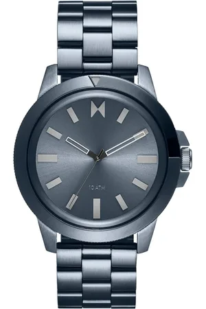 MVMT Accessoires, Heren, Blauw, ONE Size, Minimal Sport Horloge Grijs Blauw