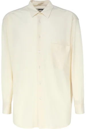 MAGLIANO Overhemden, Heren, , L, Oversized Fluid Chambray Cupro Shirt