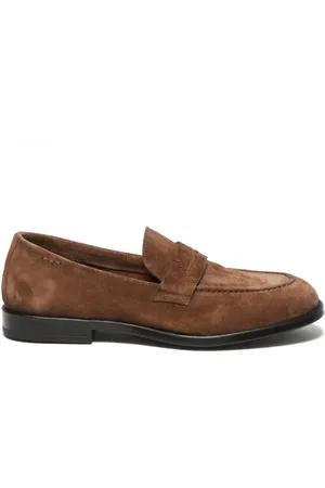 Alexander Hotto Schoenen, Heren, Bruin, 40 EU, Suède, Zachte suède loafers in tan