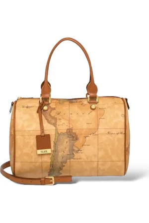 ALVIERO MARTINI 1A CLASSE Tassen, Dames, Bruin, ONE Size, Geo Classic Handtas - Made in Italy