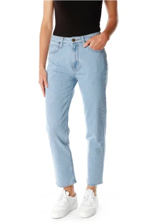 Lee Jeans, Dames, Blauw, W30 L34, Denim, Straight Jeans