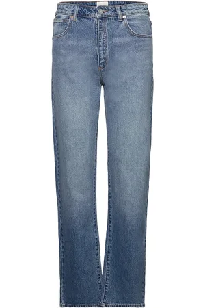 ABrand Jeans, Dames, Blauw, W31, Katoen, Hoge Rechte Jeans Erin