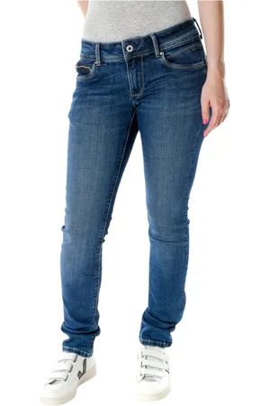 Pepe Jeans Jeans, Dames, Blauw, W30 L32, Denim, Jeans