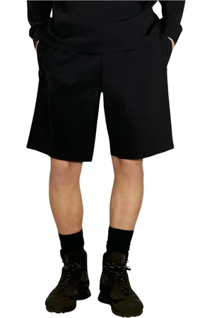 GR10K Korte broeken, Heren, Zwart, S, Katoen, Laser Cut Bonded Shorts