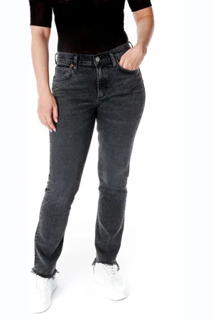 AGOLDE Jeans, Dames, Grijs, W30, Denim, Jeans
