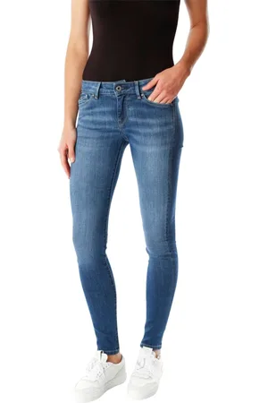 Pepe Jeans Jeans, Dames, Blauw, W25 L30, Denim, Jeans
