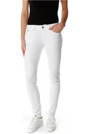 Pepe Jeans Broeken, Dames, Wit, W24 L30, Denim, Jeans