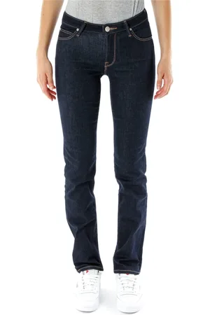 Lee Jeans, Dames, Blauw, W27 L33, Denim, Slim-fit Jeans