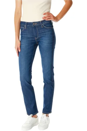 Lee Jeans, Dames, Blauw, W27 L33, Katoen, Jeans