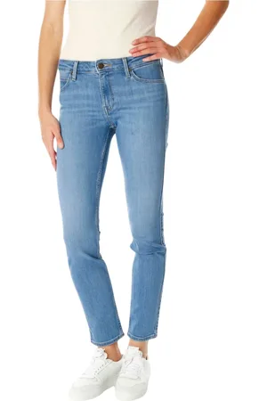 Lee Jeans, Dames, Blauw, W26 L33, Katoen, Jeans