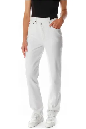 AGOLDE Jeans, Dames, Wit, W31, Denim, Straight Jeans