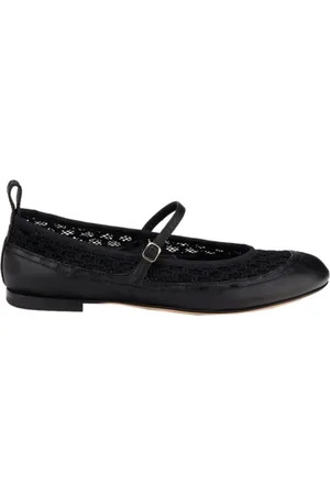 AGL ATTILIO GIUSTI LEOMBRUNI Schoenen, Dames, Zwart, 40 EU, Leer, Lamsleren Mary Janes